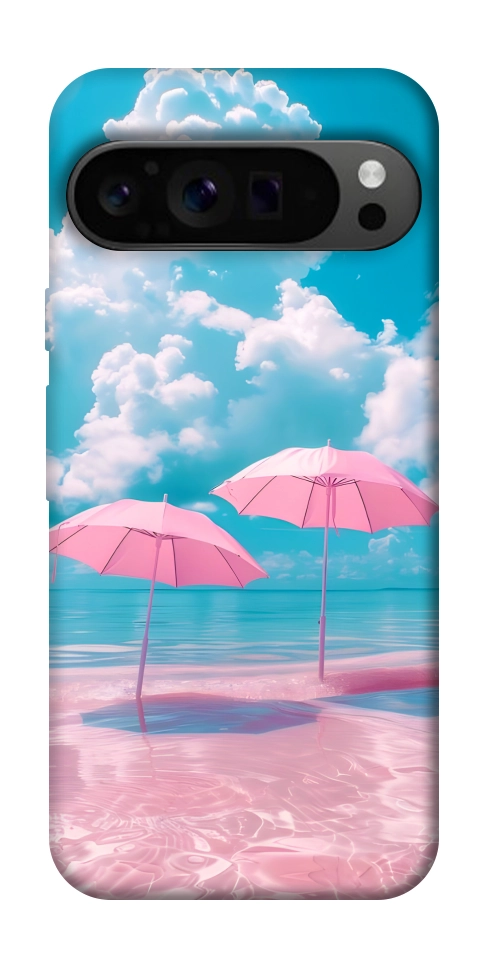 Чохол Рожеві парасольки для Google Pixel 9 Pro