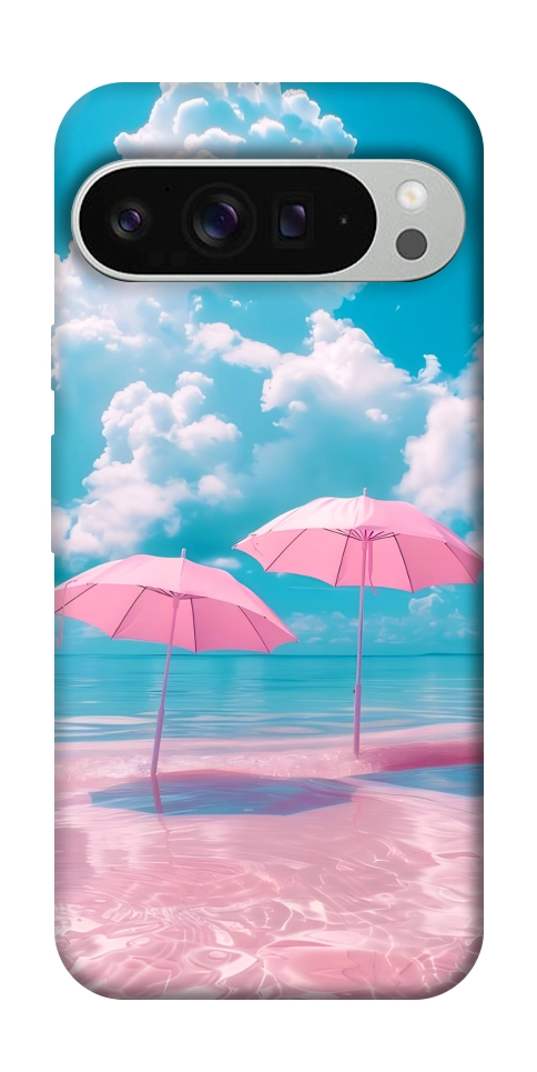 Чохол Рожеві парасольки для Google Pixel 9 Pro XL