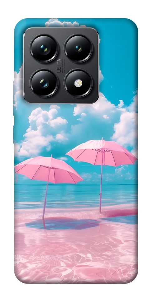 Чохол Рожеві парасольки для Xiaomi 14T Pro