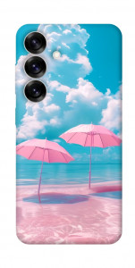 Чехол Розовые зонтики для Galaxy S25