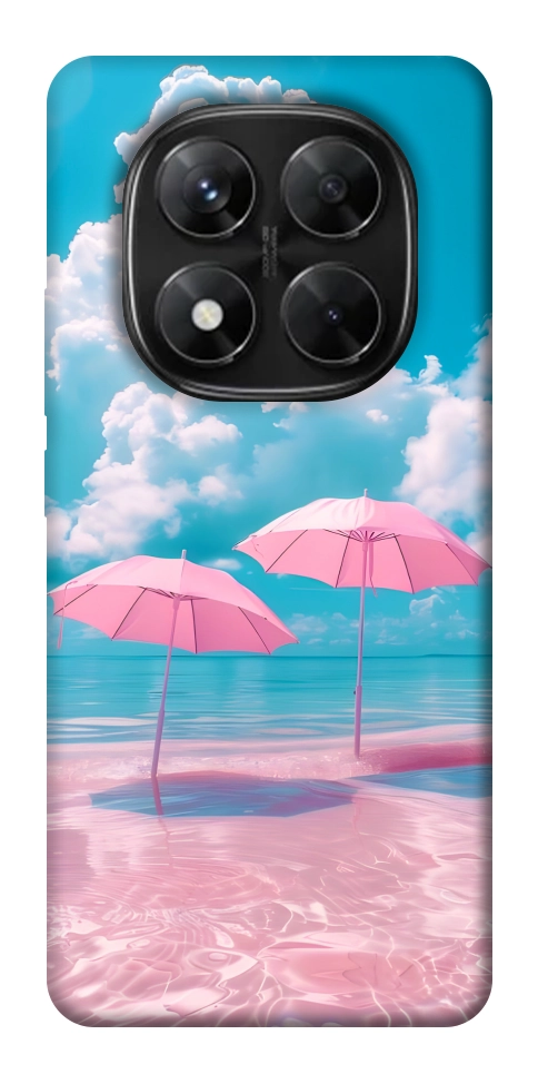 Чохол Рожеві парасольки для Xiaomi Redmi Note 14 Pro 5G