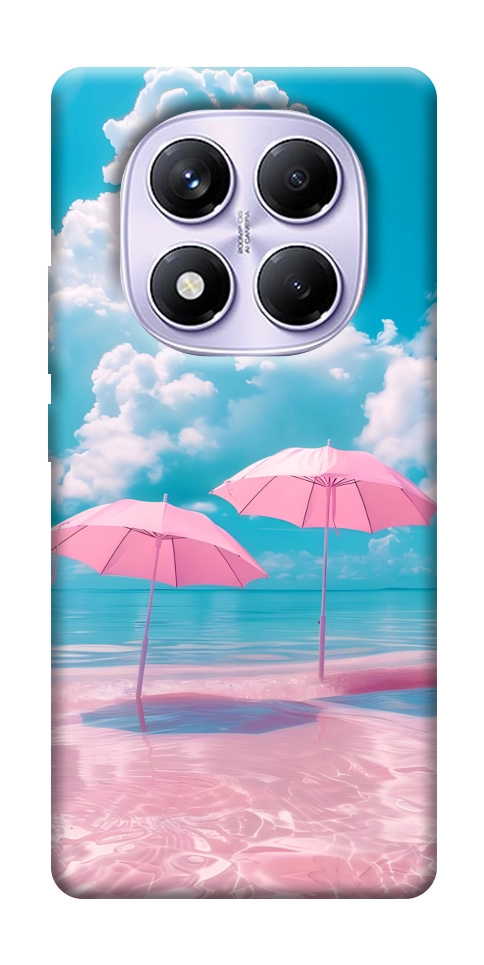 Чохол Рожеві парасольки для Xiaomi Redmi Note 14 Pro 4G