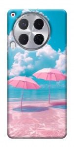Чехол Розовые зонтики для TECNO Camon 30 (CL6)
