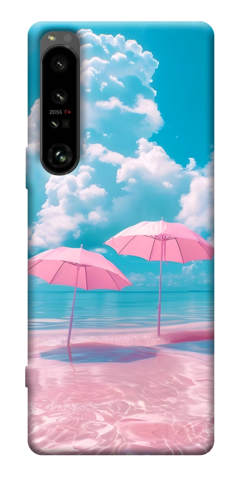Чехол Розовые зонтики для Sony Xperia 1 IV