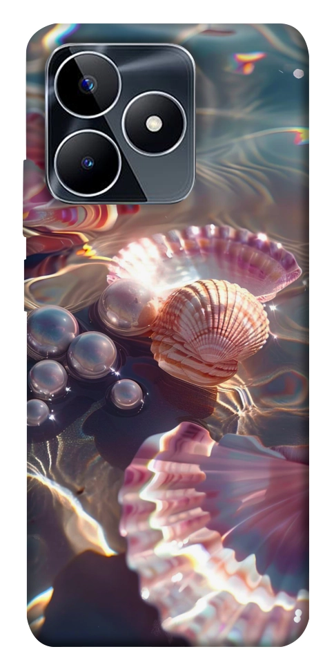 Чехол Яркие ракушки для Realme C53