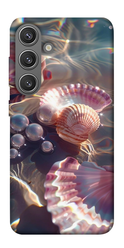 Чехол Яркие ракушки для Galaxy S24