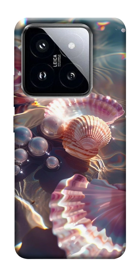 Чехол Яркие ракушки для Xiaomi 14 Pro