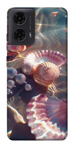 Чехол Яркие ракушки для Motorola Moto G24