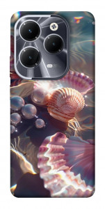 Чехол Яркие ракушки для Infinix Hot 40 Pro