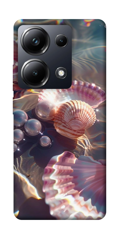 Чехол Яркие ракушки для Xiaomi Poco M6 Pro 4G