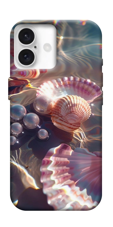Чехол Яркие ракушки для iPhone 16 Plus