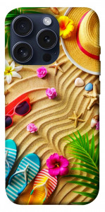 Чохол Пляжні приналежності для iPhone 15 Pro