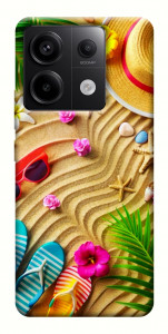 Чехол Пляжные принадлежности для Xiaomi Redmi Note 13 Pro 4G