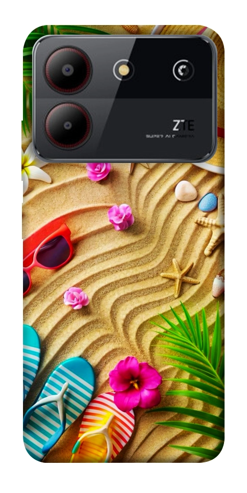 Чехол Пляжные принадлежности для ZTE Blade A54 4G