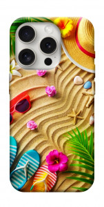 Чохол Пляжні приналежності для iPhone 16 Pro