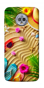Чехол Пляжные принадлежности для Motorola Moto G6 Plus