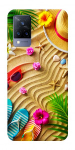 Чехол Пляжные принадлежности для Vivo V21