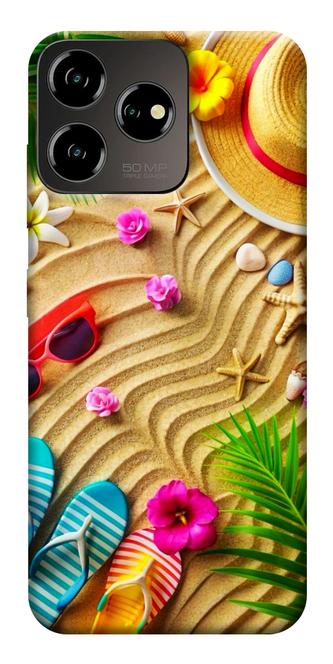 Чехол Пляжные принадлежности для ZTE Blade V50 Design 4G