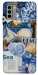 Чехол Морской коллаж для Nokia G22