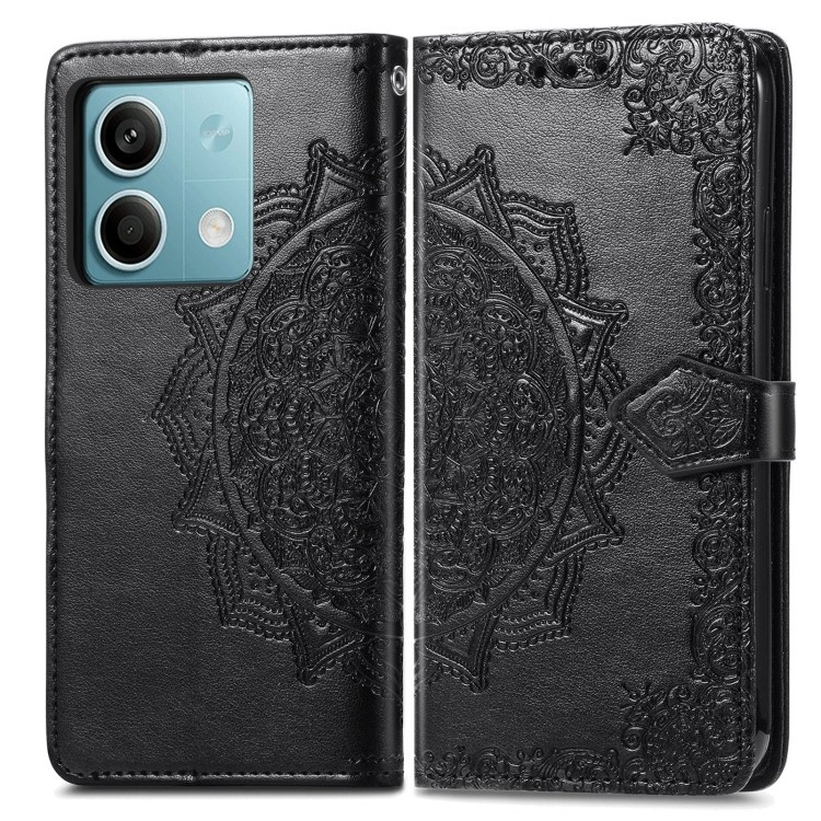 Фото Шкіряний чохол-книжка Art Case з візитницею на Xiaomi Poco X6 / Note 13 Pro 5G (Чорний) в маназині vchehle.ua