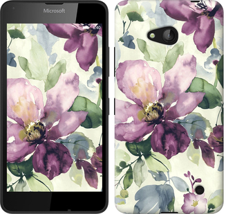 

Чохол Квіти аквареллю на Microsoft Lumia 640 296995