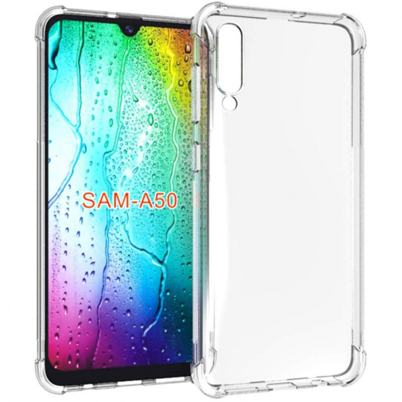 TPU чехол Epic Ease с усиленными углами для Samsung Galaxy A50 (A505F) / A50s / A30s (Бесцветный (прозрачный))