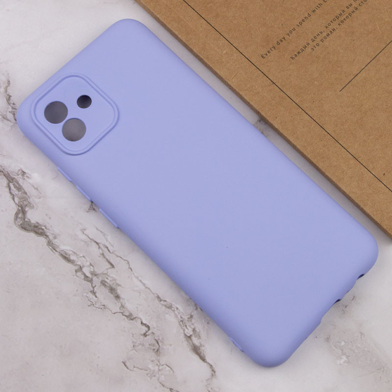 Чохол Silicone Cover Lakshmi Full Camera (A) на Samsung Galaxy A04e (Бузковий / Dasheen) в магазині vchehle.ua