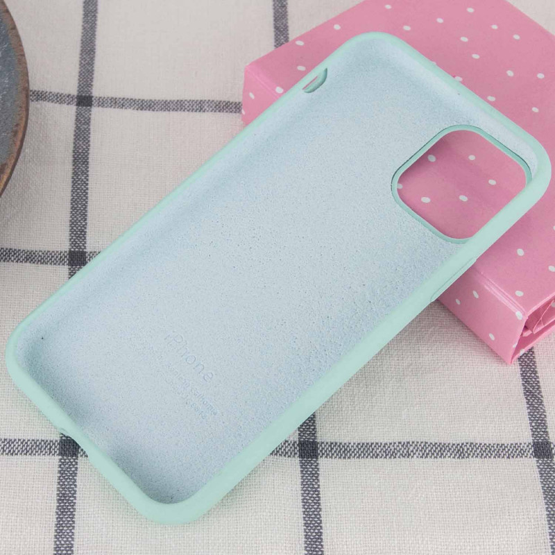 Фото Чехол Silicone Case Full Protective (AA) для Apple iPhone 11 (6.1") (Бирюзовый / Turquoise) в магазине vchehle.ua