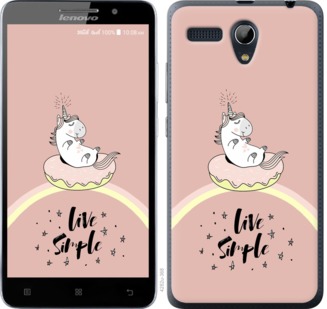 

Чехол Единорожка в пончике для Lenovo A616 719275