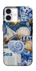 Чехол Морской коллаж для iPhone 16 Plus