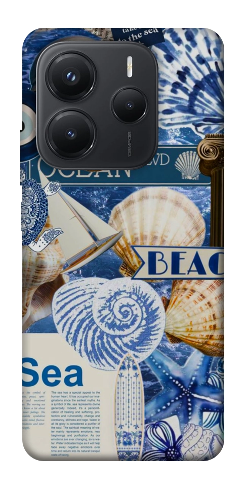 Чохол Морський колаж для Xiaomi Redmi Note 14 5G