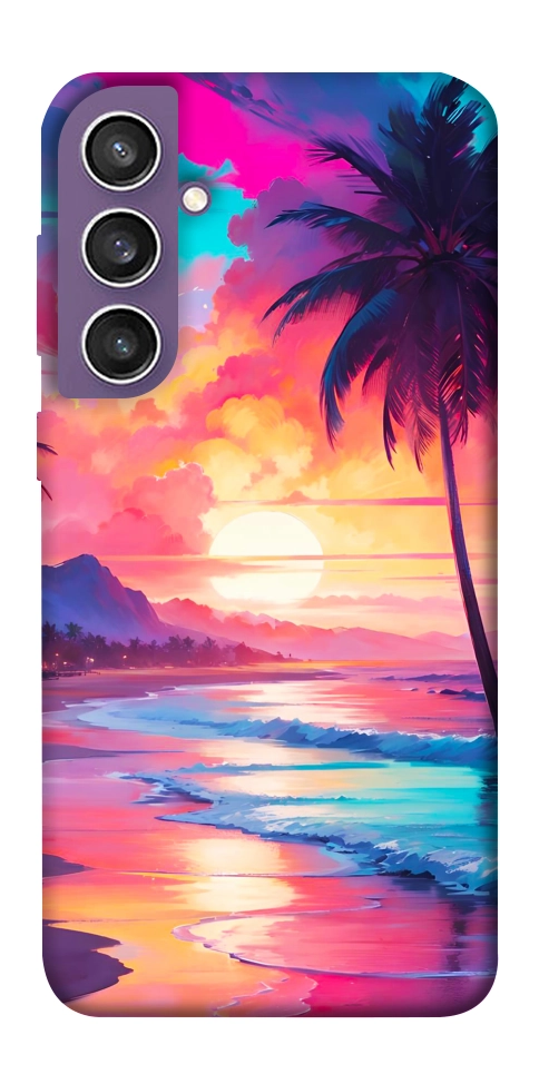 Чехол Закатный пляж для Galaxy S23 FE