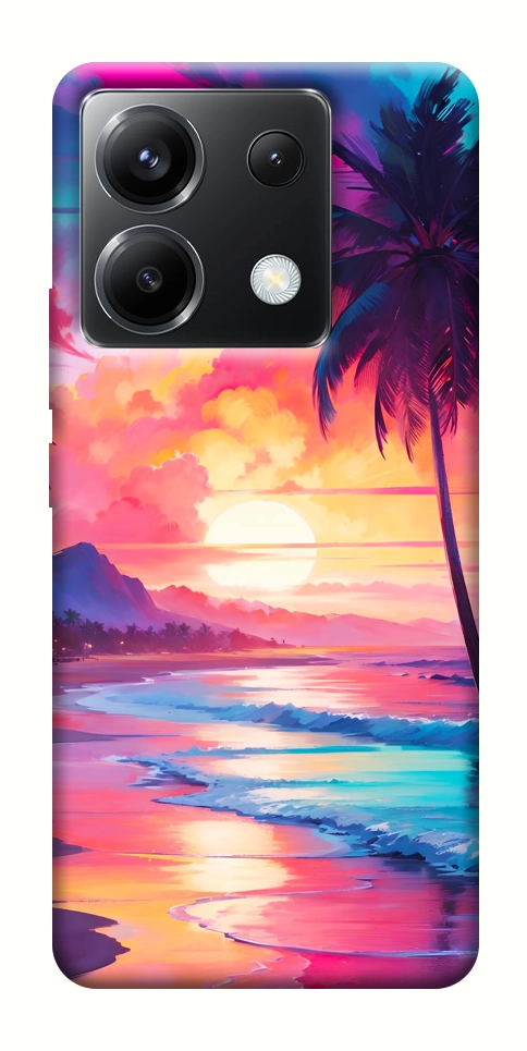 Чохол Закатный пляж для Xiaomi Poco X6