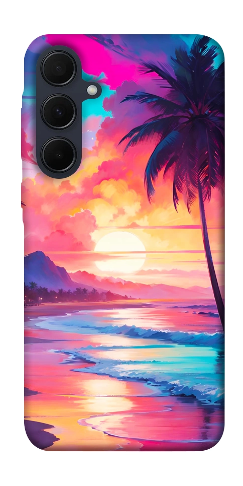 Чохол Закатный пляж для Galaxy A55