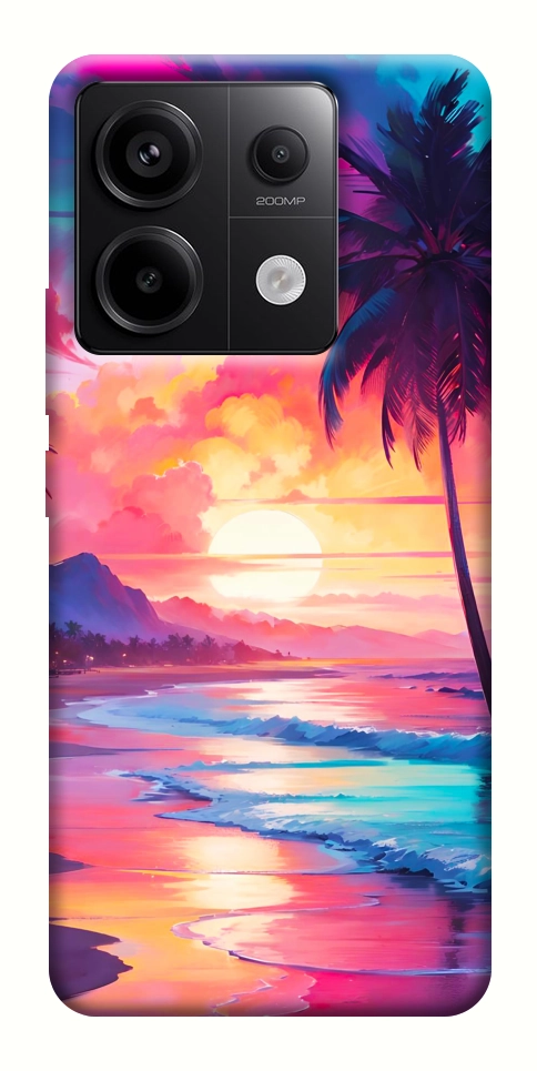 Чохол Закатный пляж для Xiaomi Redmi Note 13 Pro 4G
