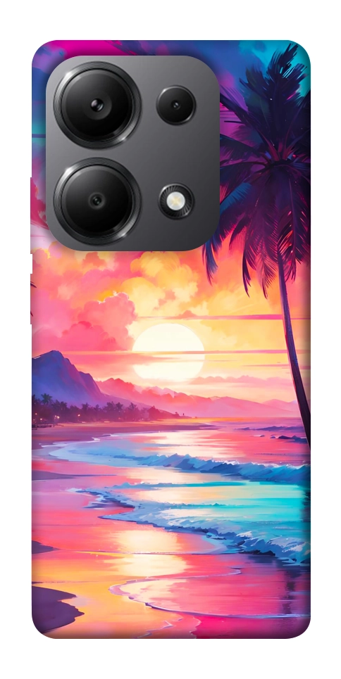 Чохол Закатный пляж для Xiaomi Redmi Note 13 Pro 5G