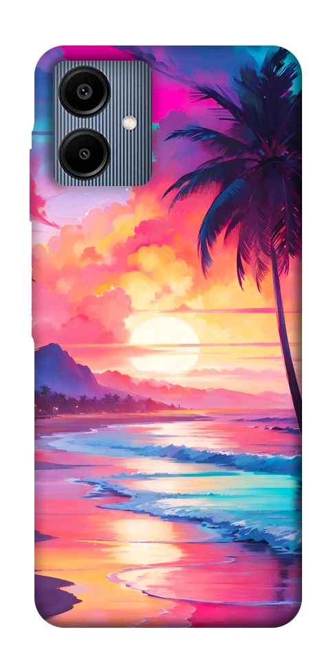 Чехол Закатный пляж для Galaxy A06