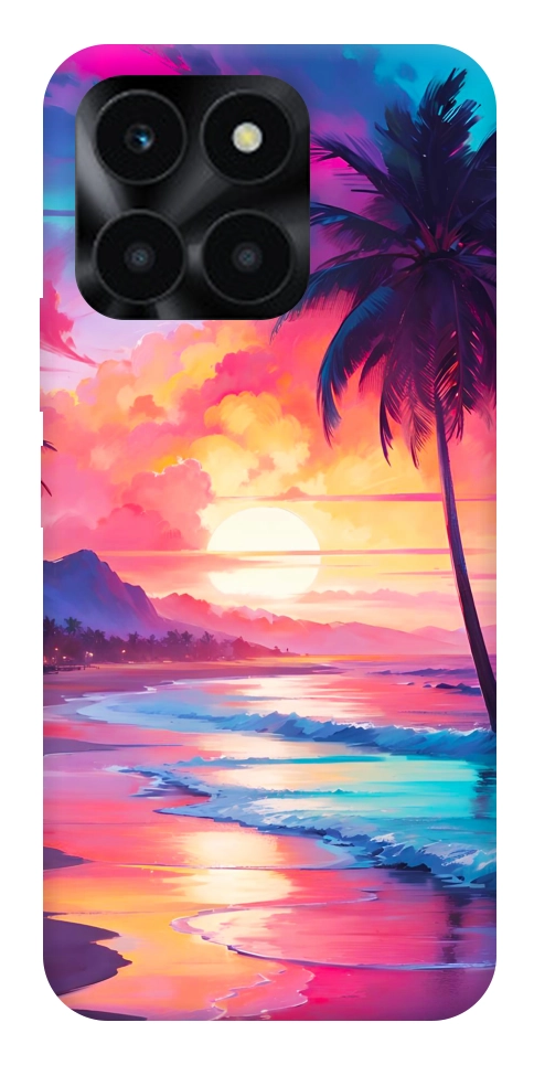Чохол Закатный пляж для Huawei Honor X6a