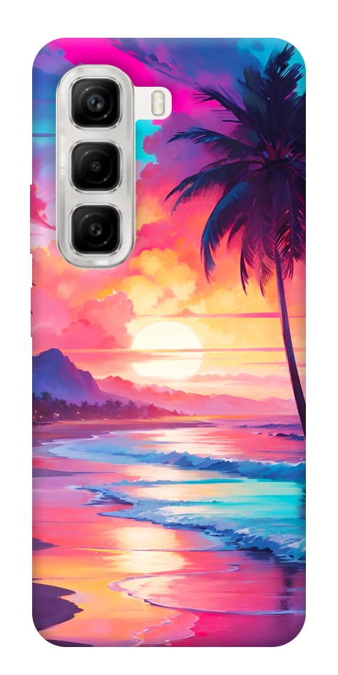 Чохол Закатный пляж для Infinix Hot 50 4G
