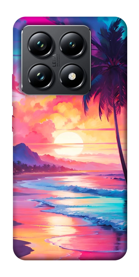 Чохол Закатный пляж для Xiaomi 14T Pro