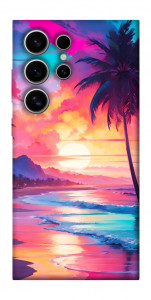 Чехол Закатный пляж для Galaxy S25 Ultra