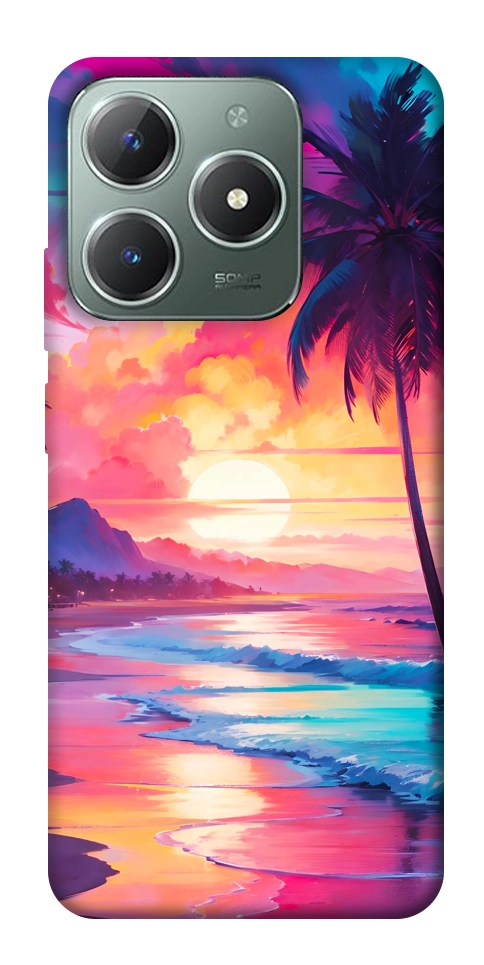 Чохол Закатный пляж для Realme C61