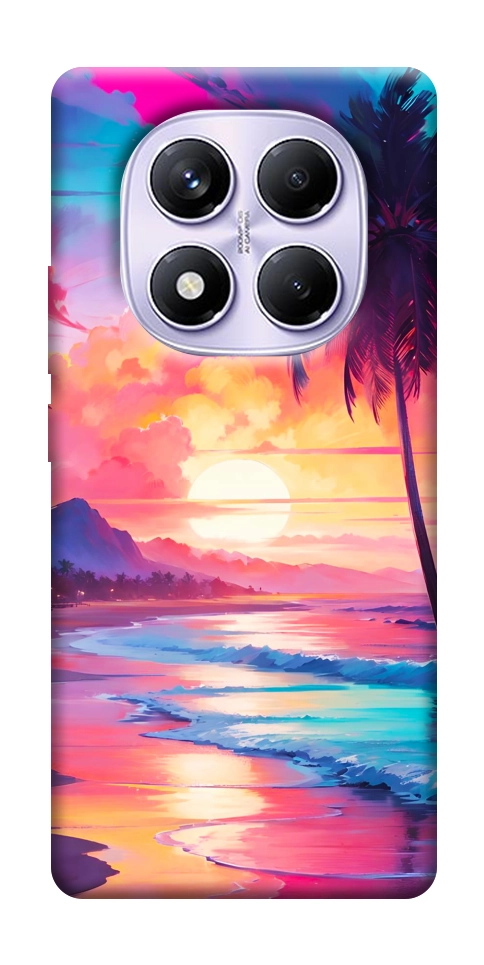 Чохол Закатный пляж для Xiaomi Redmi Note 14 Pro 4G