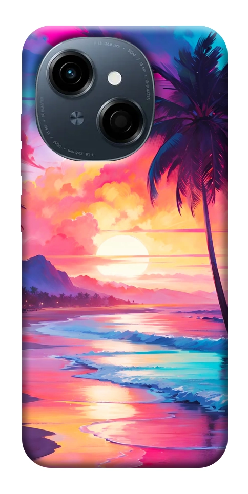 Чохол Закатный пляж для TECNO Spark Go 1 (KL4)