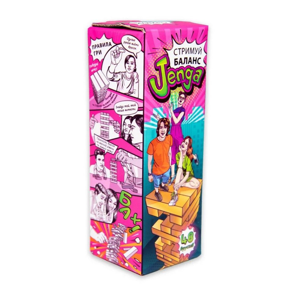 Настільна гра "Стримуй баланс Jenga"