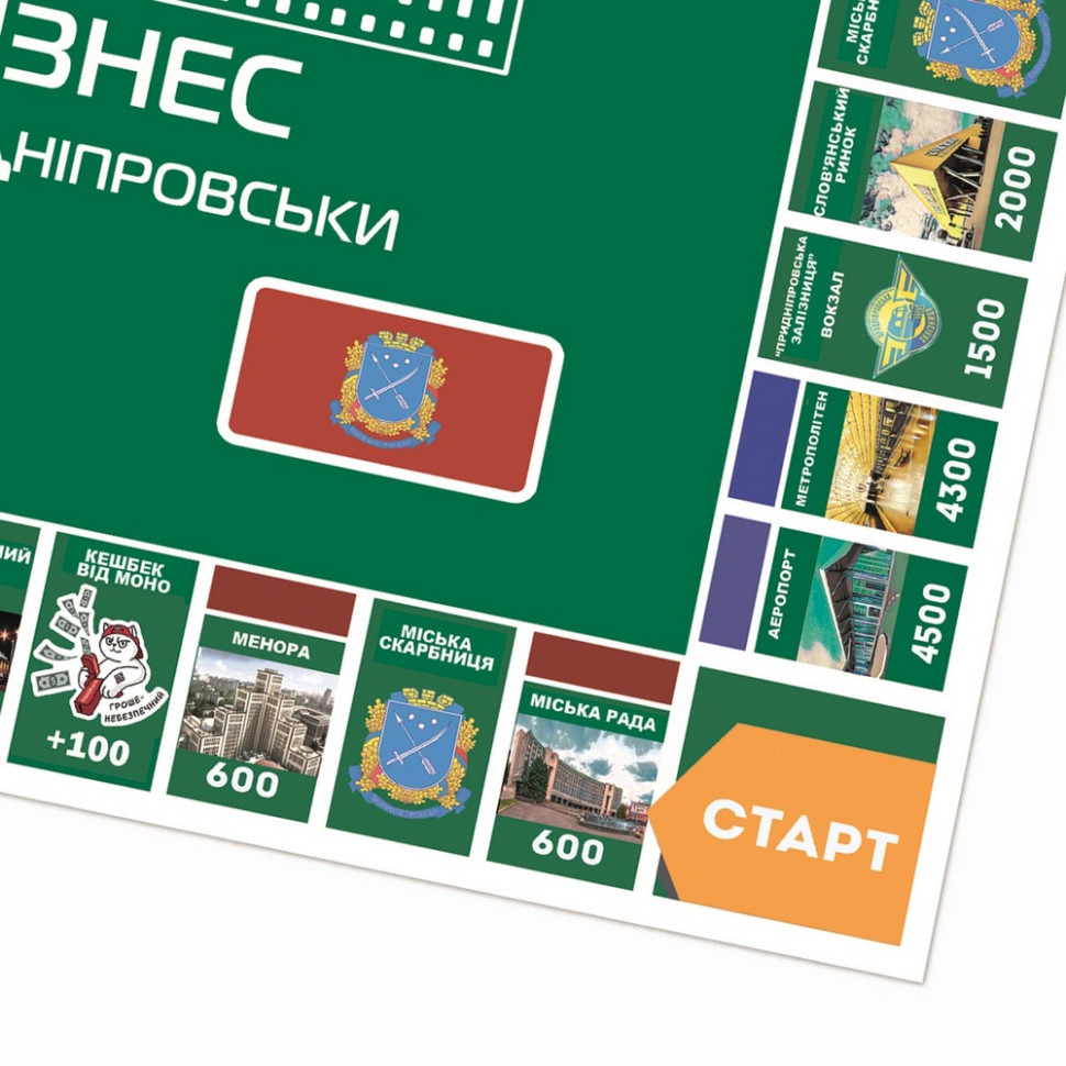 Замовити Настільна гра "Монополія Бізнес по-Дніпровськи" на vchehle.ua