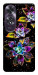 Чехол Flowers on black для Oppo A60 4G