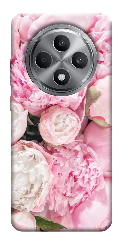 Чехол Pink peonies для Oppo Reno 12 F 4G