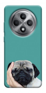 Чехол Спящий мопс для Oppo Reno 12 F 5G