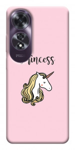 Чехол Princess unicorn для Oppo A60 4G